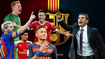 Así sería el primer XI del DT Valverde en el Barça