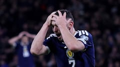 Escocia 4 - Dinamarca 2: resumen, resultado y goles