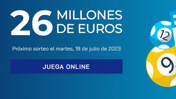Euromillones: comprobar los resultados del sorteo de hoy, martes 18 de julio
