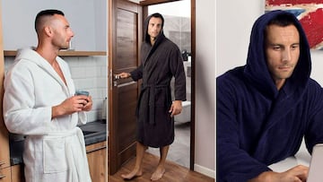Tenemos el albornoz con capucha para hombre mejor valorado en Amazon