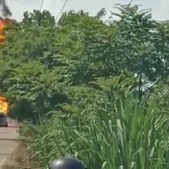 Así fue la explosión en Chacaltianguis; hay tres personas heridas