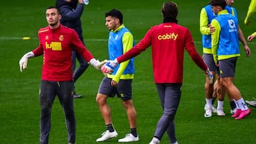 Plamen Andreev y José Alberto, del Racing.