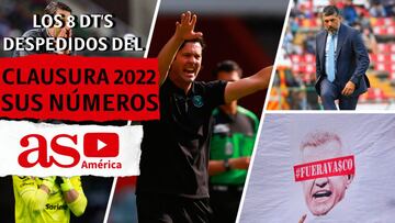 Los 7 técnicos despedidos del Clausura 2022 y los números que dejaron