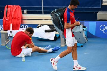 Así celebró Pablo Carreño la medalla de bronce