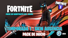 Fortnite Capítulo 3 - Temporada 1: pack de inicio ya disponible; así es el skin Ausencia