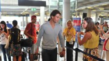 Rafa Nadal se entren&oacute; por la ma&ntilde;ana en Manacor y viaj&oacute; por la tarde hacia Pek&iacute;n. Hoy ya tomar&aacute; contacto con las pistas del Centro Ol&iacute;mpico.