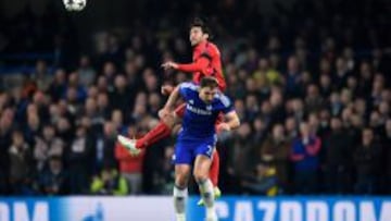 Maxwell, en el partido ante el PSG.