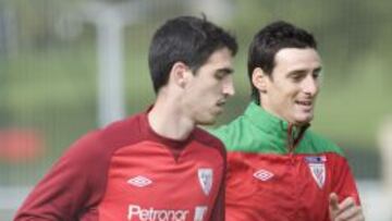 Iraola en un entrenamiento.