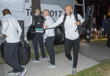 El Real Madrid ya se encuentra en Los Ángeles