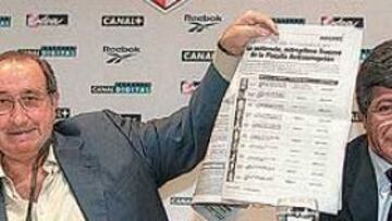 <b>CONTENTOS</B>. Tanto Gil como Cerezo estaban satisfechos con la decisión de la Audiencia Nacional.