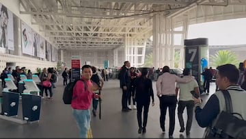 Así se sintió el temblor en el Aeropuerto de la Ciudad de México