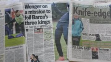 Imágenes de la prensa inglesa.