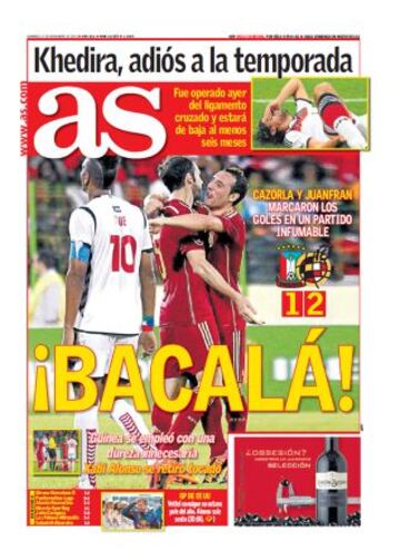 Las portadas de AS de noviembre