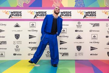 Manuel Turizo en la alfombra roja de LOS40 Music Awards Santander. 