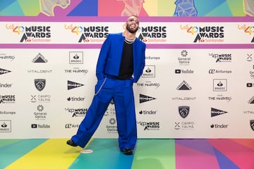 Manuel Turizo en la alfombra roja de LOS40 Music Awards Santander.