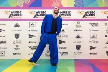 Manuel Turizo en la alfombra roja de LOS40 Music Awards Santander. 