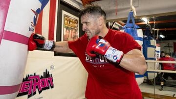 Sergio &#039;Maravilla&#039; Mart&iacute;nez durante un entrenamiento.