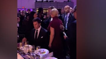 Tom Brady ignores French President Macron in viral moment
