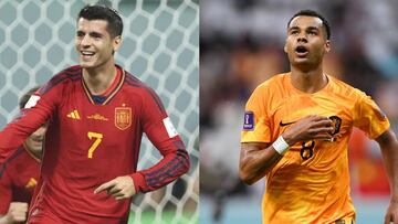Álvaro Morata y Cody Gakpo, los delanteros que anotaron en cada partido de Fase de Grupos