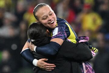 Colombia y Jamaica se enfrentaron por los octavos de final del Mundial Femenino de Australia - Nueva Zelanda 2023 en el AAMI Park de Melbourne.