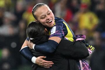 Colombia y Jamaica se enfrentaron por los octavos de final del Mundial Femenino de Australia - Nueva Zelanda 2023 en el AAMI Park de Melbourne. 