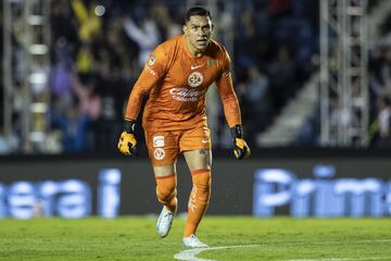    during the 12th round match between America and Santos as part of the Liga BBVA MX, Torneo Apertura 2024 at Ciudad de los Deportes Stadium on October 19, 2024 in Mexico City, Mexico.