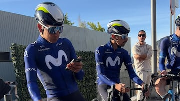 Nairo quiere ser protagonista en 2024 con el Movistar Team.
