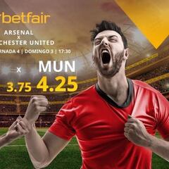 Arsenal FC vs. Manchester United: horario, TV, estadísticas, clasificación y pronósticos