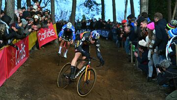 Mathieu Van Der Poel durante una cerrera.