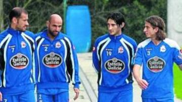 <b>UNA DEFENSA ASENTADA. </b>Manuel Pablo, Lopo, Colotto y Filipe Luis se han asentado en las siete últimas jornadas como la defensa preferida por Lotina en la Liga. Esa formación ha permanecido inamovible en los dos últimos meses. Filipe y Lopo siempre habían sido indiscutibles para Lotina, pero no sucede lo mismo con Colotto y Manuel Pablo. Zé Castro y Laure comenzaron la temporada como titulares, pero tuvieron que ceder su puesto a sus compañeros tras la tercera jornada.