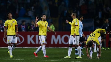 Falcao contra Argentina en la Copa América de 2015, fue la última vez que portó la cintilla de capitán.