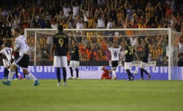 2-1. Dani Parejo celebró el segundo tanto.