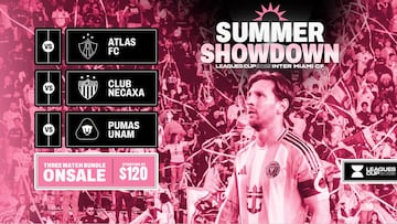 Inter Miami recibe al Atlas, Necaxa y Pumas en el Chase Stadium.
