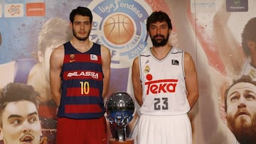 Álex Abrines y Sergio Llull.