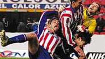 EN LA PUJA. El Sporting, gracias a sus cuatro victorias consecutivas, se ha metido de lleno en la lucha por el ascenso.