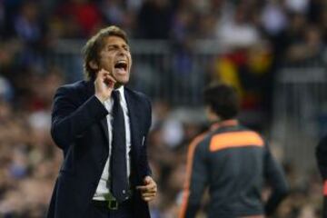 Partido de la Champions League, grupo B. Real Madrid-Juventus. Conte.