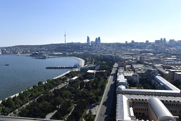 Panorámica del circuito de Bakú.