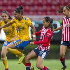 Chivas - Tigres (0 - 0): Resultado y mejores jugadas del partido
