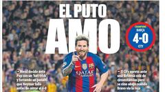 “El puto amo”, “Dios”…, la prensa catalana se desata con Messi