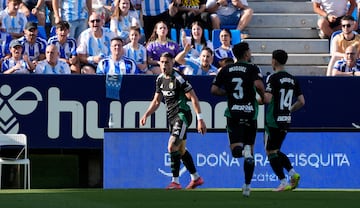 Espiau, al marcar el 0-1.