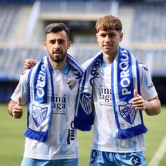 Javier Avilés y Carlos Puga, electricidad para el Málaga