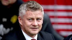 Southampton: Manchester United manager Ole Gunnar Solskjaer pictured prior to the start of the English Premier League soccer match between Southampton vs Manchester United at St Mary&#039;s Stadium