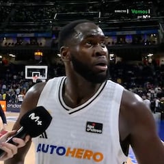 Dejó a cuadros a Milena Martín: la entrevista al descanso a Garuba con el Madrid perdiendo duró 3″