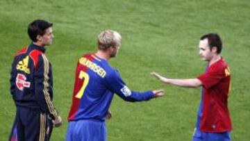 <b>DOS SEMANAS.</b> Iniesta estará de baja los próximos quince días.