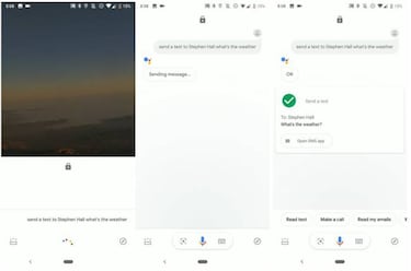 Google Assistant te deja mandar mensajes sin desbloquear el móvil