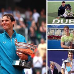 Nadal (5) y España (9), líderes del año en títulos de la ATP