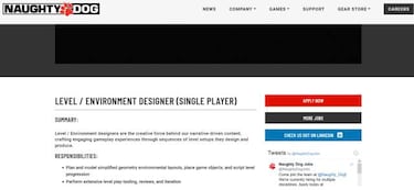 PS5: Naughty Dog busca personal para juegos centrados en un jugador