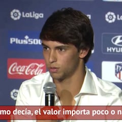 La pregunta más esperada y la respondió de categoría: Joao Félix y los 127,2M€ que vale