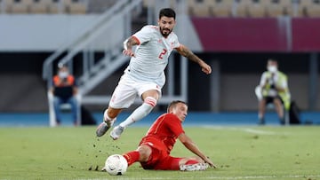 Gonzalo Ávila, 'Pipa' en un partido con la Selección