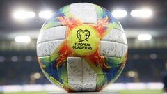 Bal&oacute;n oficial de los partidos de clasificaci&oacute;n para la Eurocopa 2020.